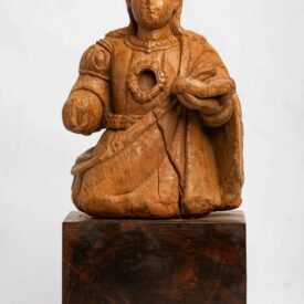 Busto relicário, Escultura religiosa, séc. XVII - Museu Boulieu